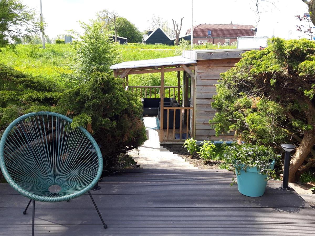 Tinyhouse Natuurhuisje Met Veranda Bij De Molen Tussen Alkmaar En Hoorn Oterleek Exterior foto